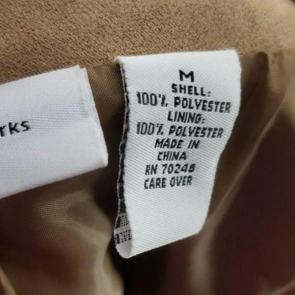 Parisian Works Tan medium 2 Button Jacket Blazer Work Attire - Picture 7 of 8